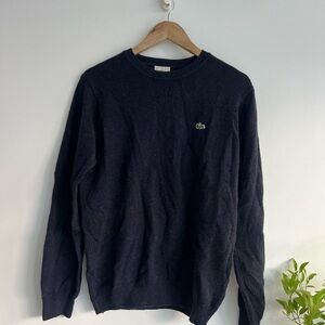 Lacoste Men’s Navy Wool Sweater